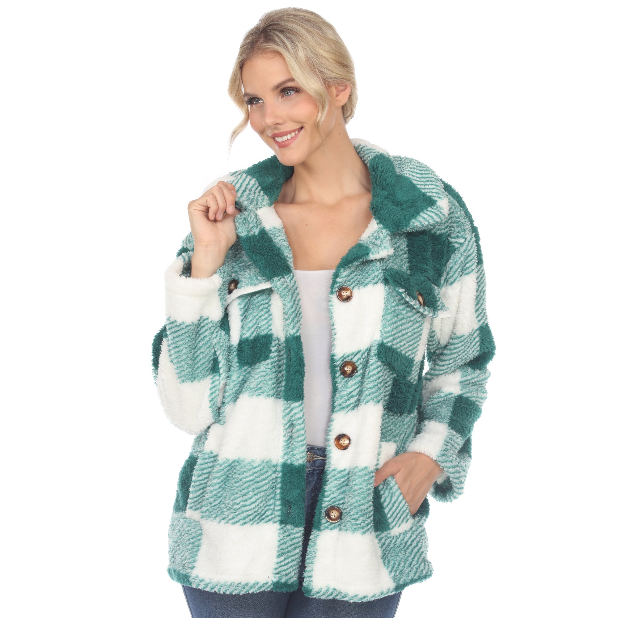 Women's Plaid Shacket - DressbarnCoats & Jackets