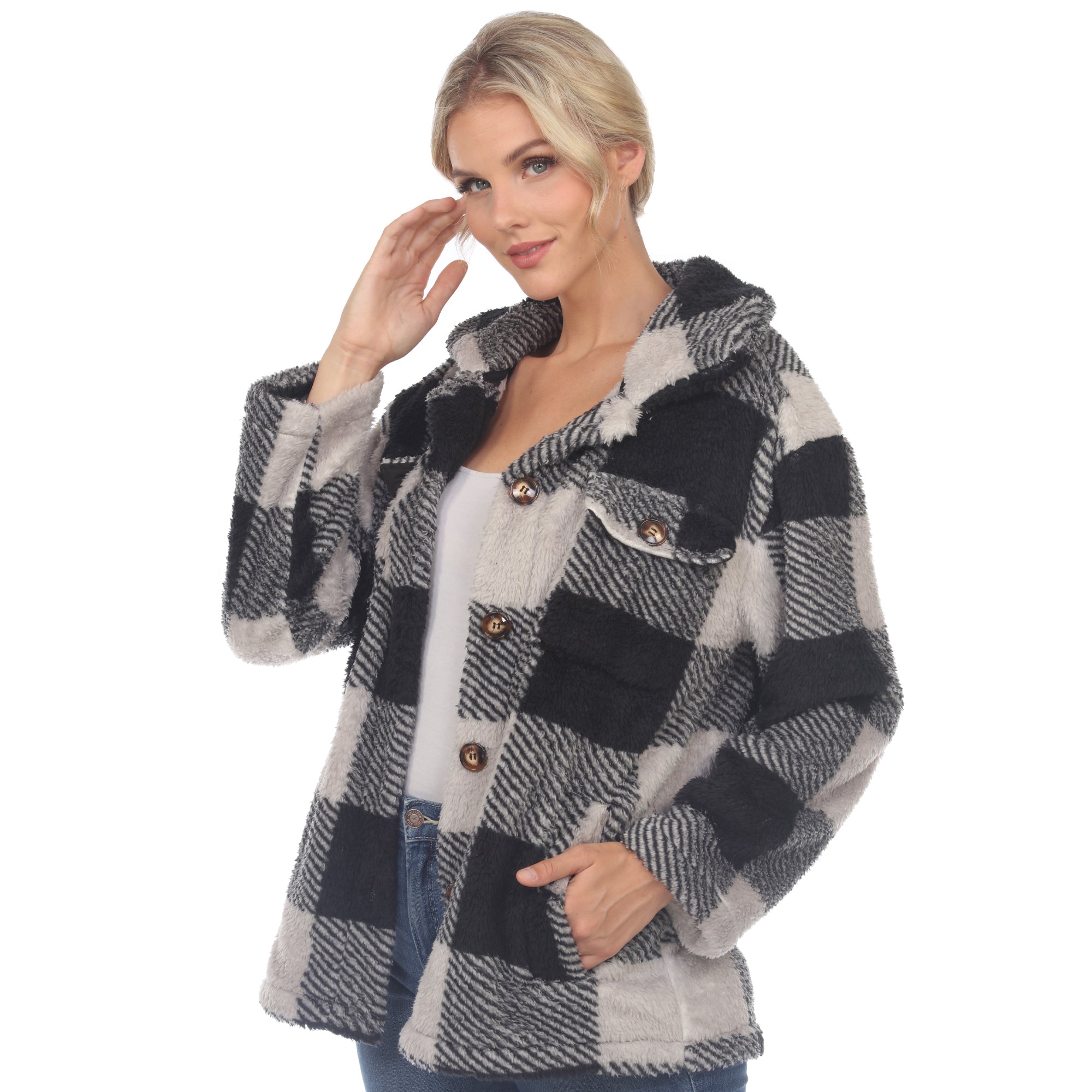 Women's Plaid Shacket - DressbarnCoats & Jackets