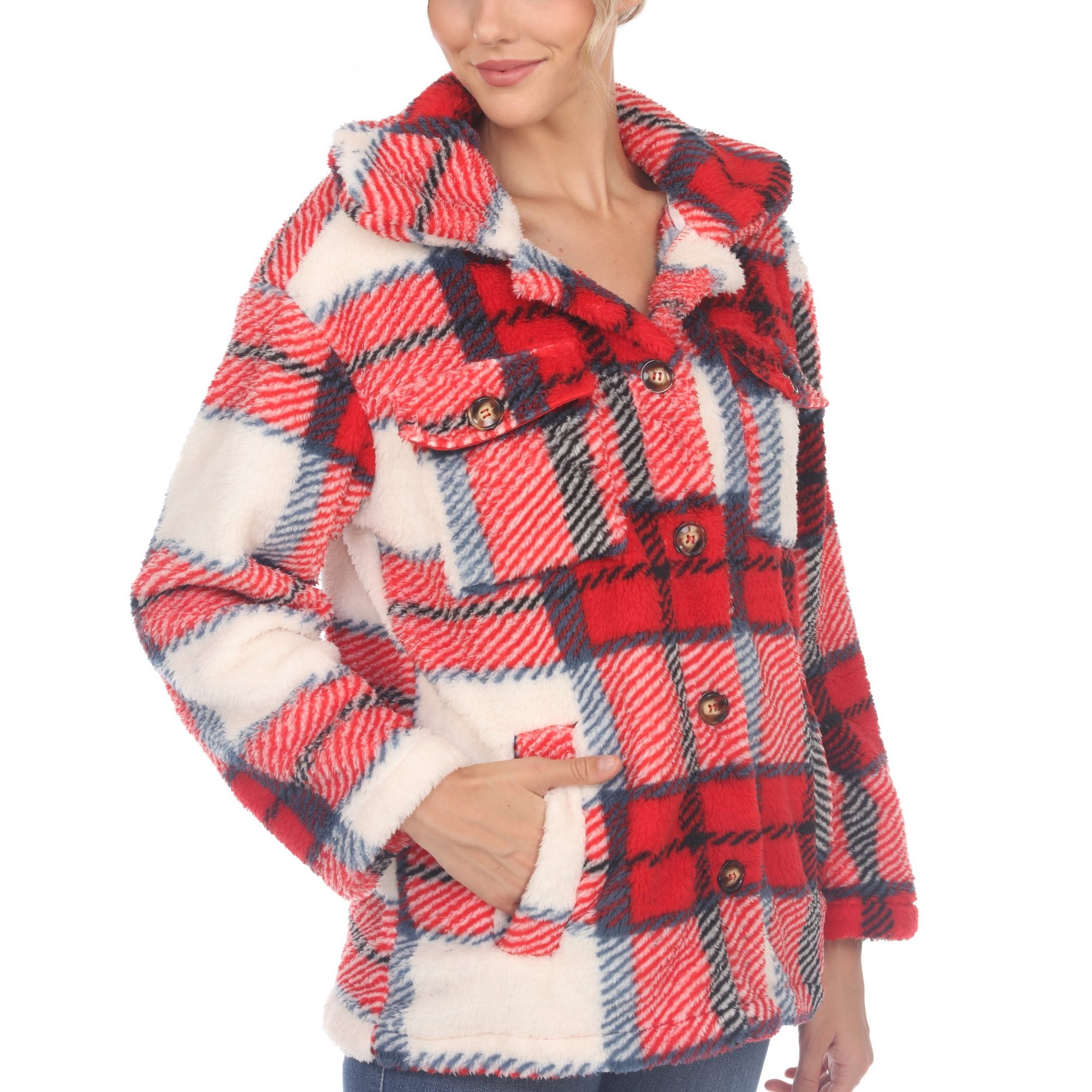 Women's Plaid Shacket - DressbarnCoats & Jackets