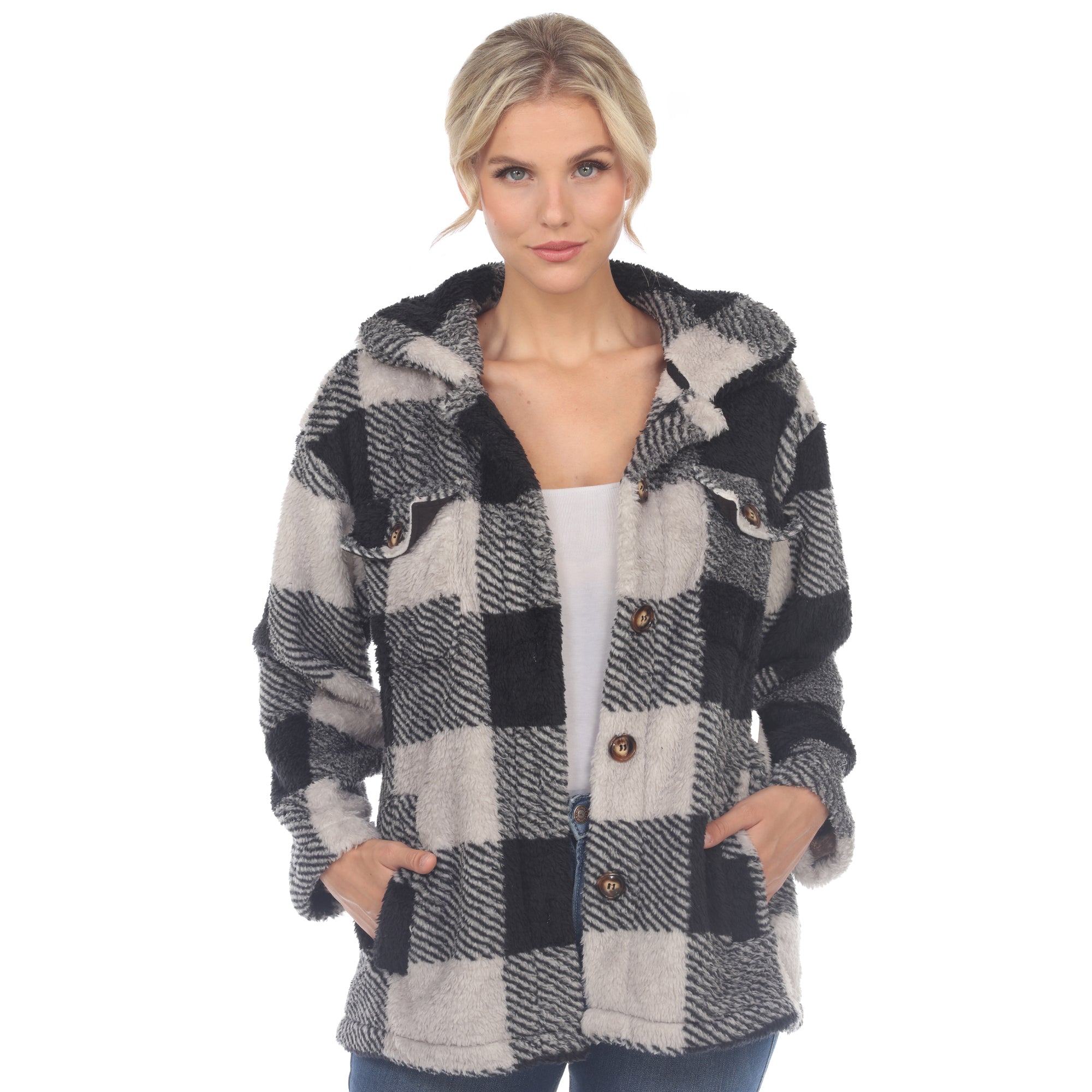 Women's Plaid Shacket - DressbarnCoats & Jackets