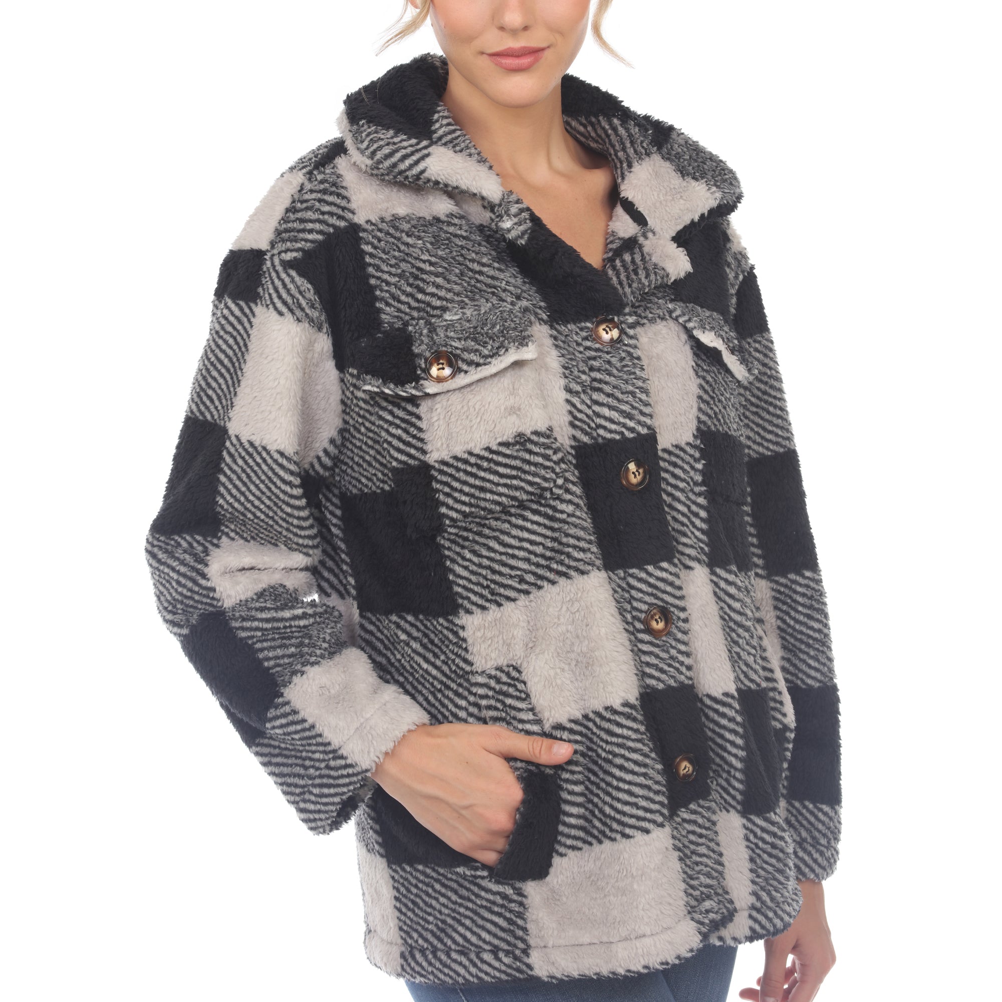 Women's Plaid Shacket - DressbarnCoats & Jackets