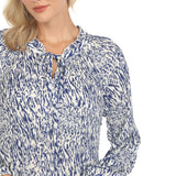 Women's Printed Peasant Blouse - DressbarnBlouses