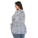 Women's Printed Peasant Blouse - Plus - DressbarnBlouses