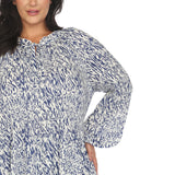 Women's Printed Peasant Blouse - Plus - DressbarnBlouses