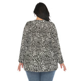 Women's Printed Peasant Blouse - Plus - DressbarnBlouses