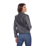 Women's PU Faux Leather Jacket - DressbarnCoats & Jackets