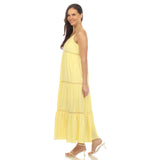 Women's Scoop Neck Tiered Maxi Dress - DressbarnDresses