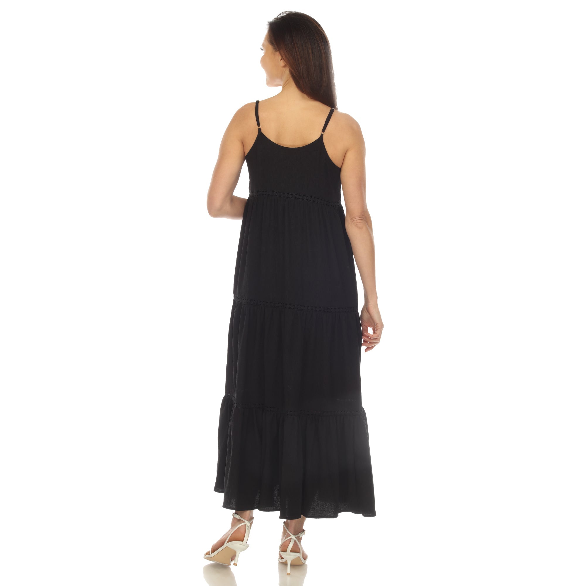 dressbarn maxi dresses Dressbarn A-Line Maxi Dress Size 20 Abstract Printed White Black Blue Beaded