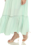 Women's Scoop Neck Tiered Maxi Dress - DressbarnDresses