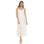 Women's Scoop Neck Tiered Maxi Dress - DressbarnDresses