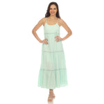 Women's Scoop Neck Tiered Maxi Dress - DressbarnDresses