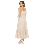 Women's Scoop Neck Tiered Maxi Dress - DressbarnDresses