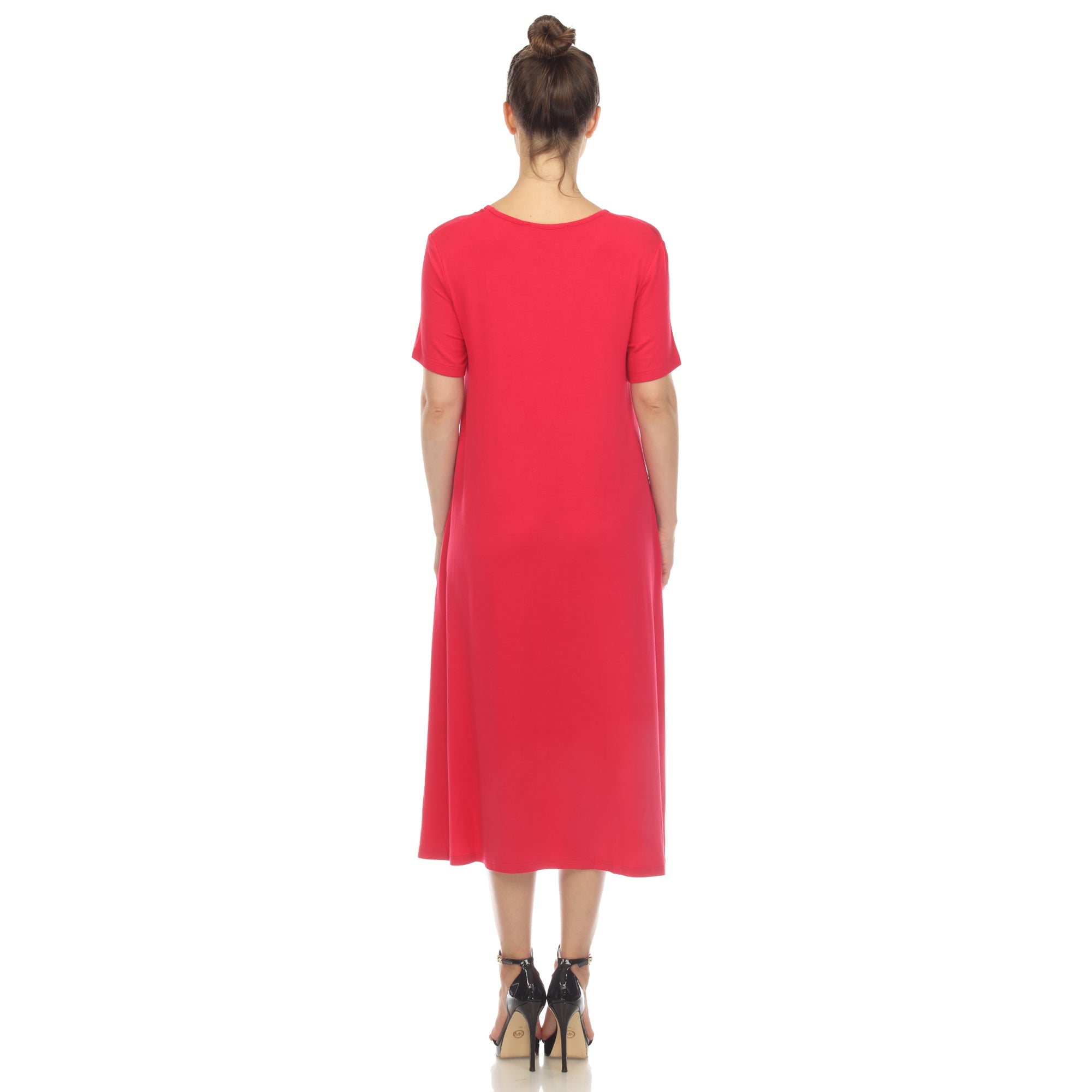 Short Sleeve Midi Dress Dressbarn Short Sleeve Midi Dress Dressbarn