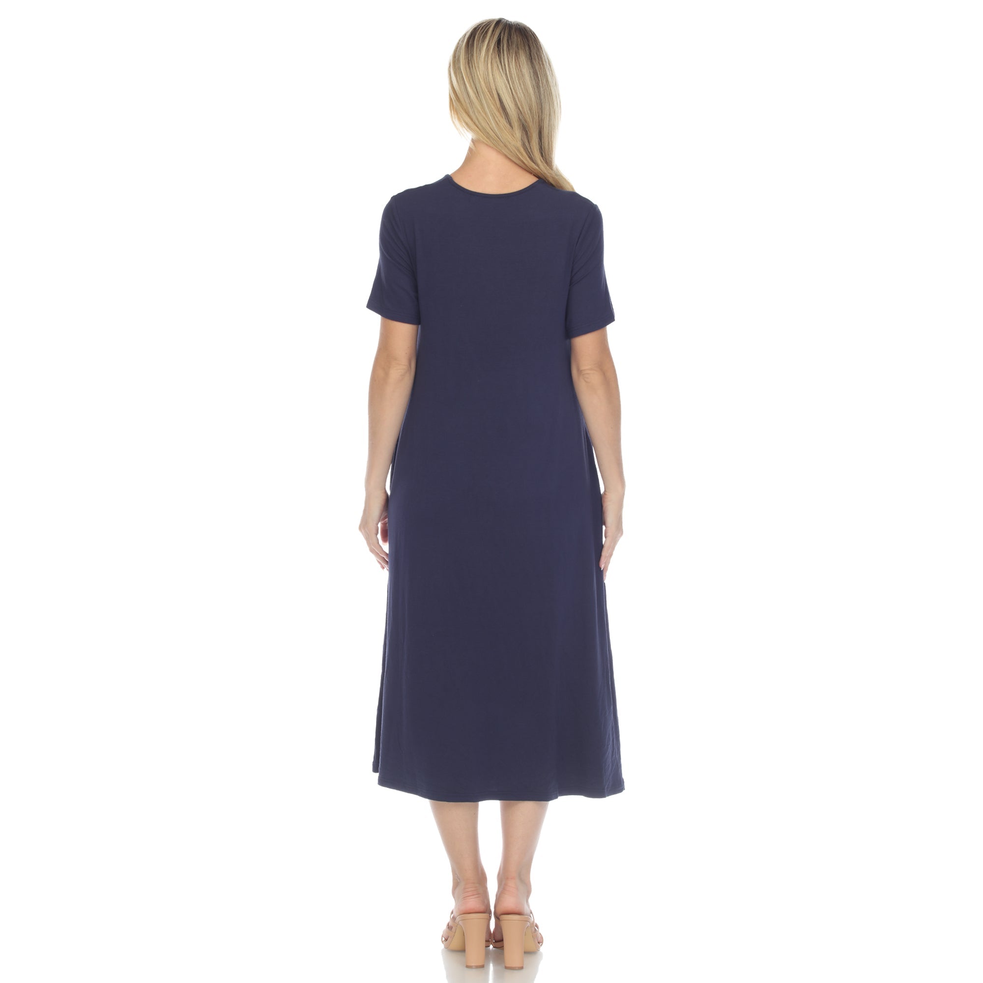 Short Sleeve Midi Dress Dressbarn Short Sleeve Midi Dress Dressbarn