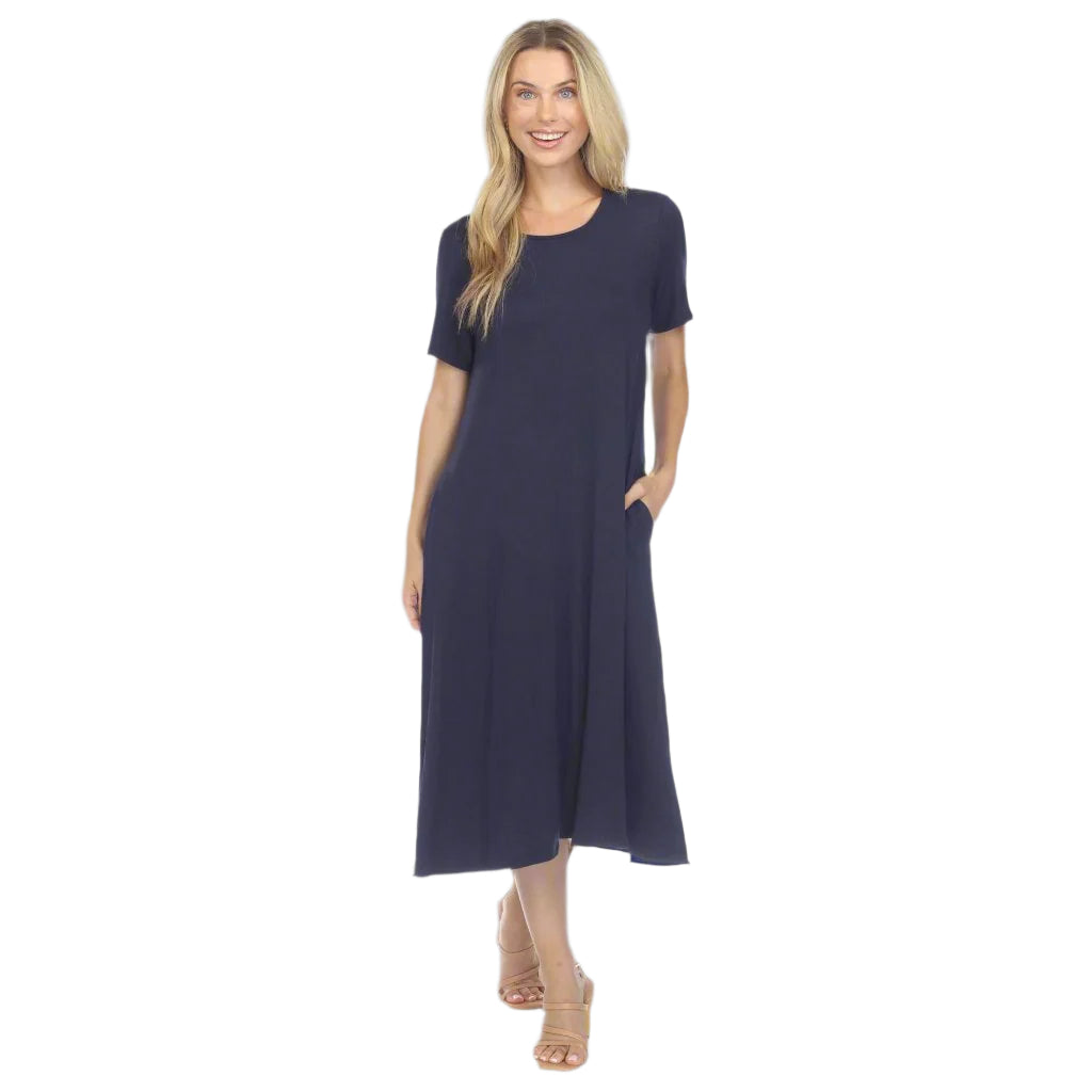 Women's Short Sleeve Midi Dress - DressbarnDresses