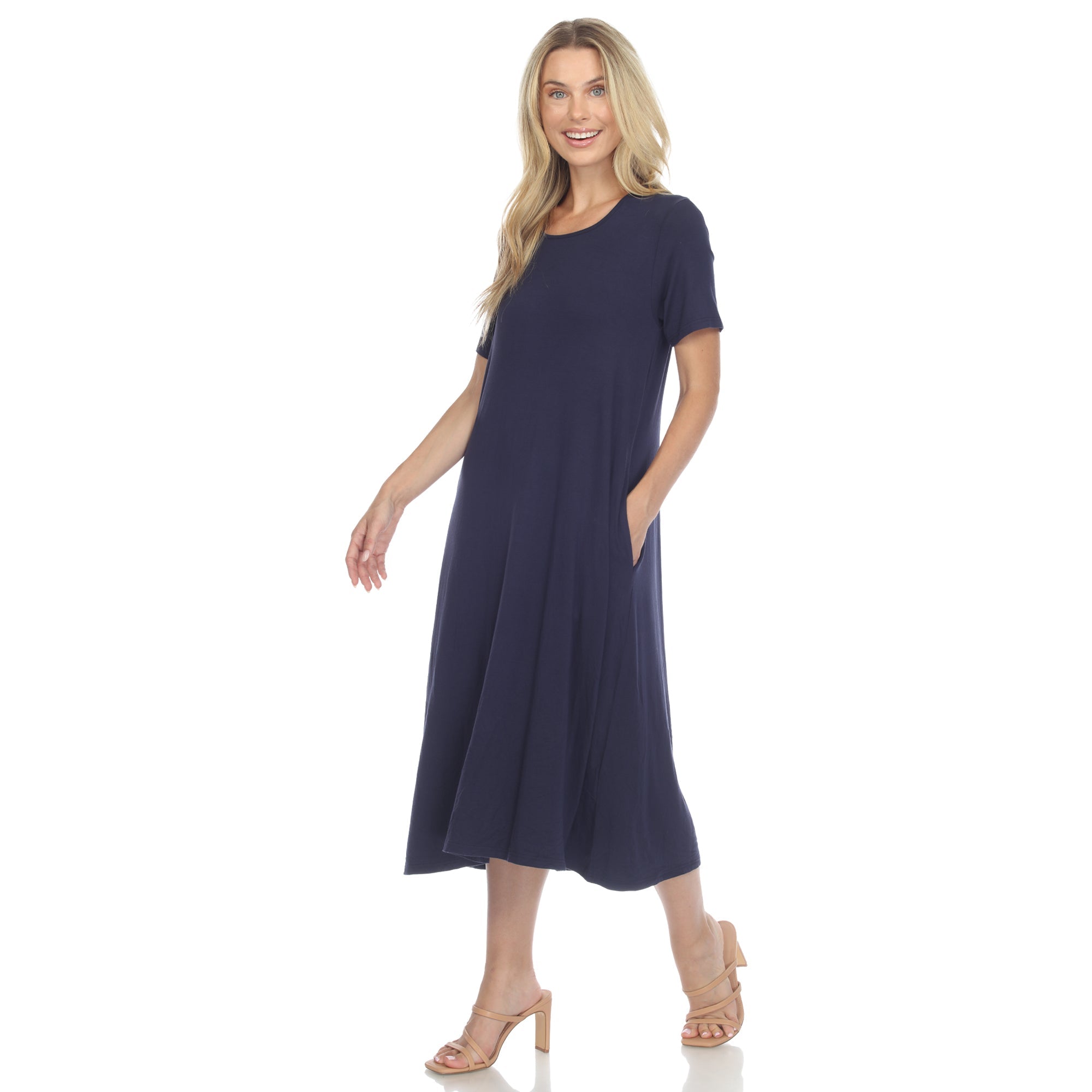 Short Sleeve Midi Dress – Dressbarn