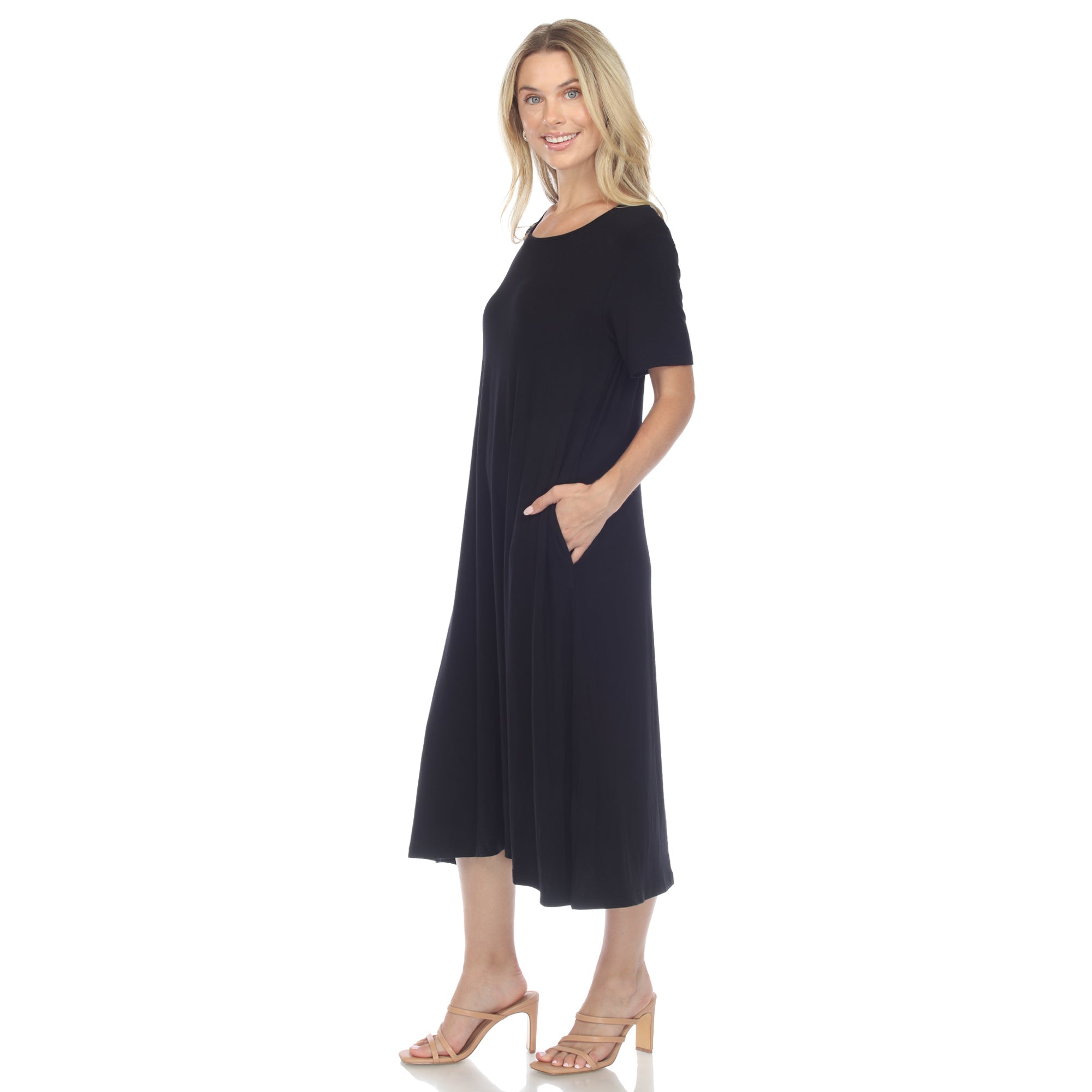 Short Sleeve Midi Dress – Dressbarn