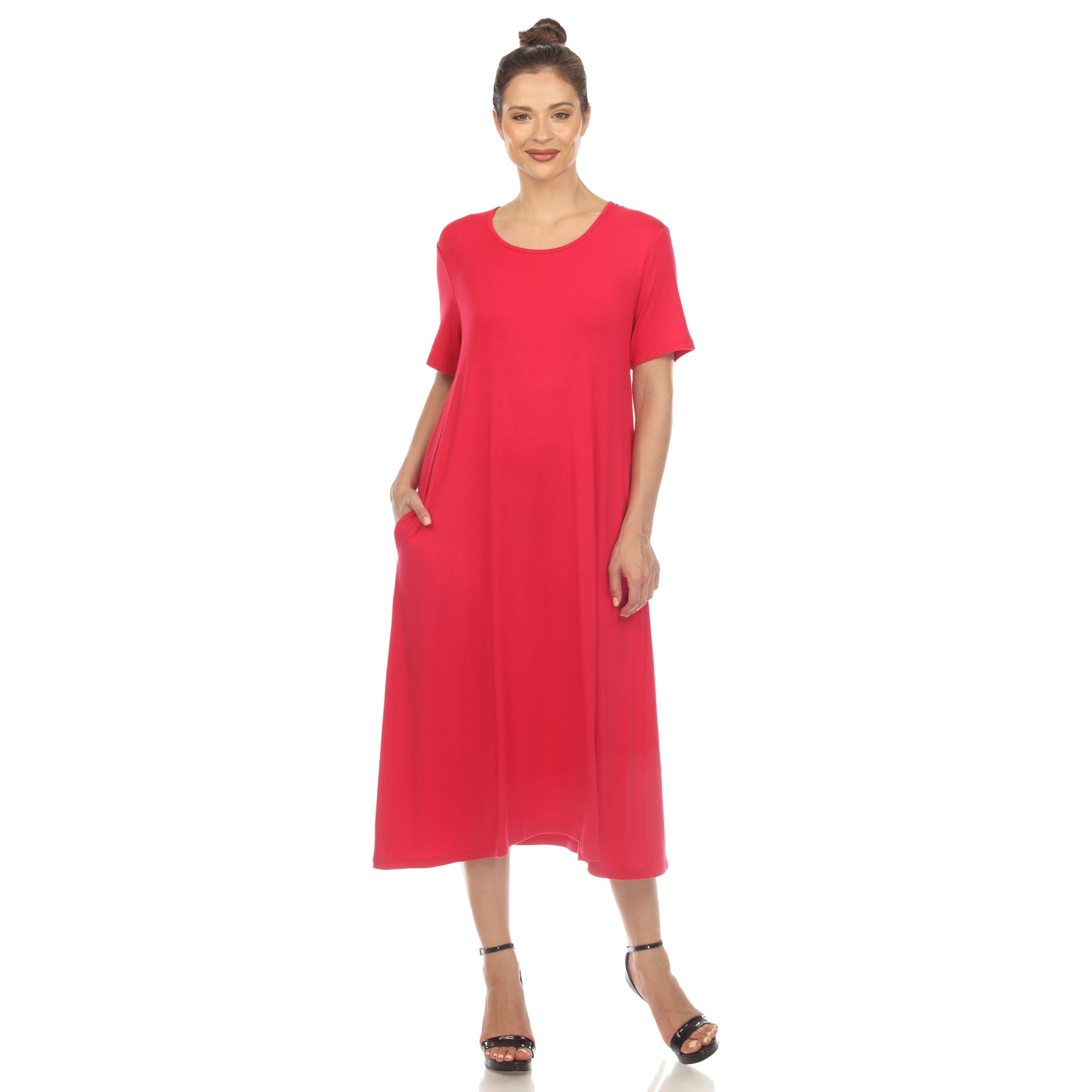 Short Sleeve Midi Dress – Dressbarn