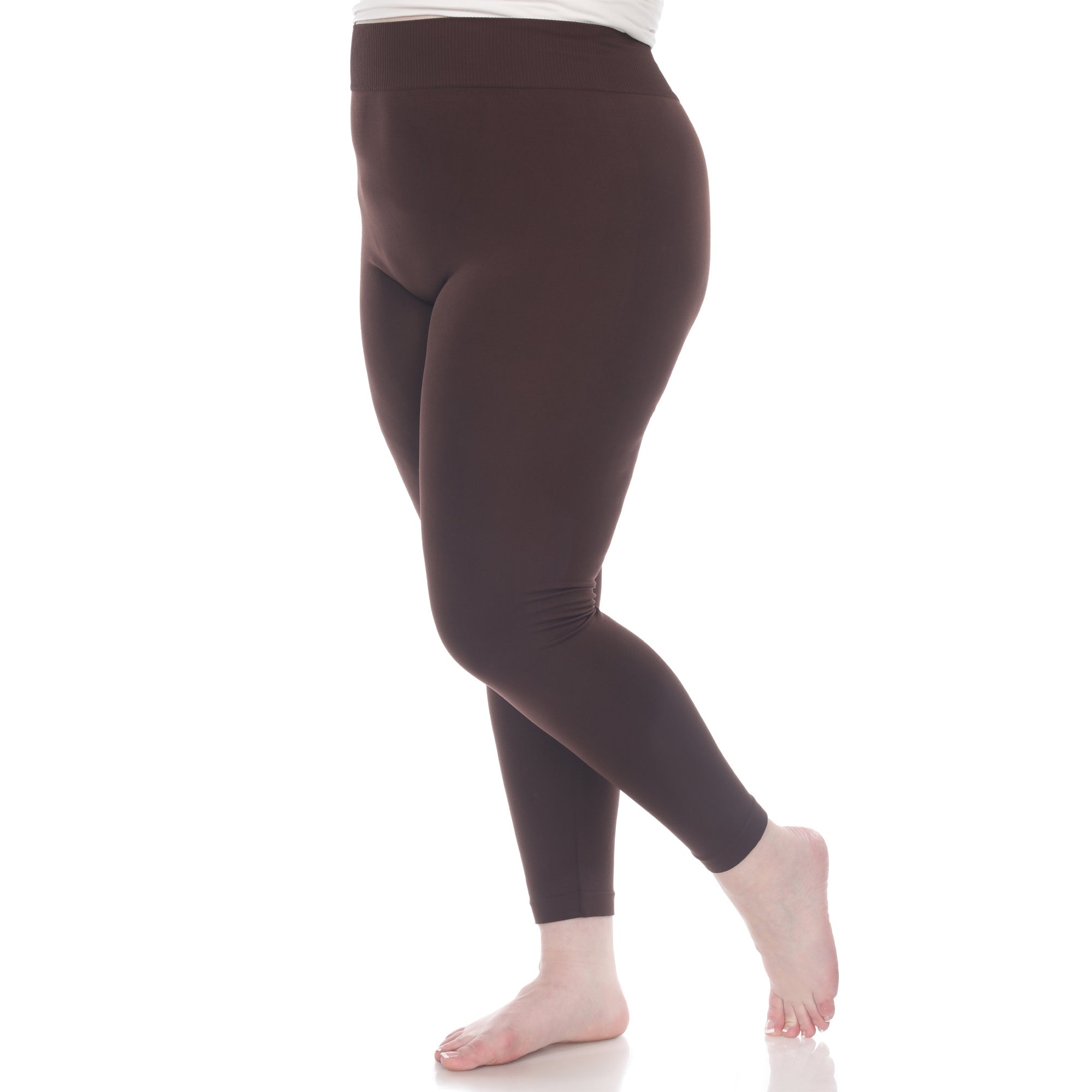 Women's Super-Stretch Solid Leggings - Plus - DressbarnLeggings
