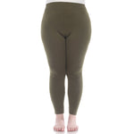 Women's Super-Stretch Solid Leggings - Plus - DressbarnLeggings