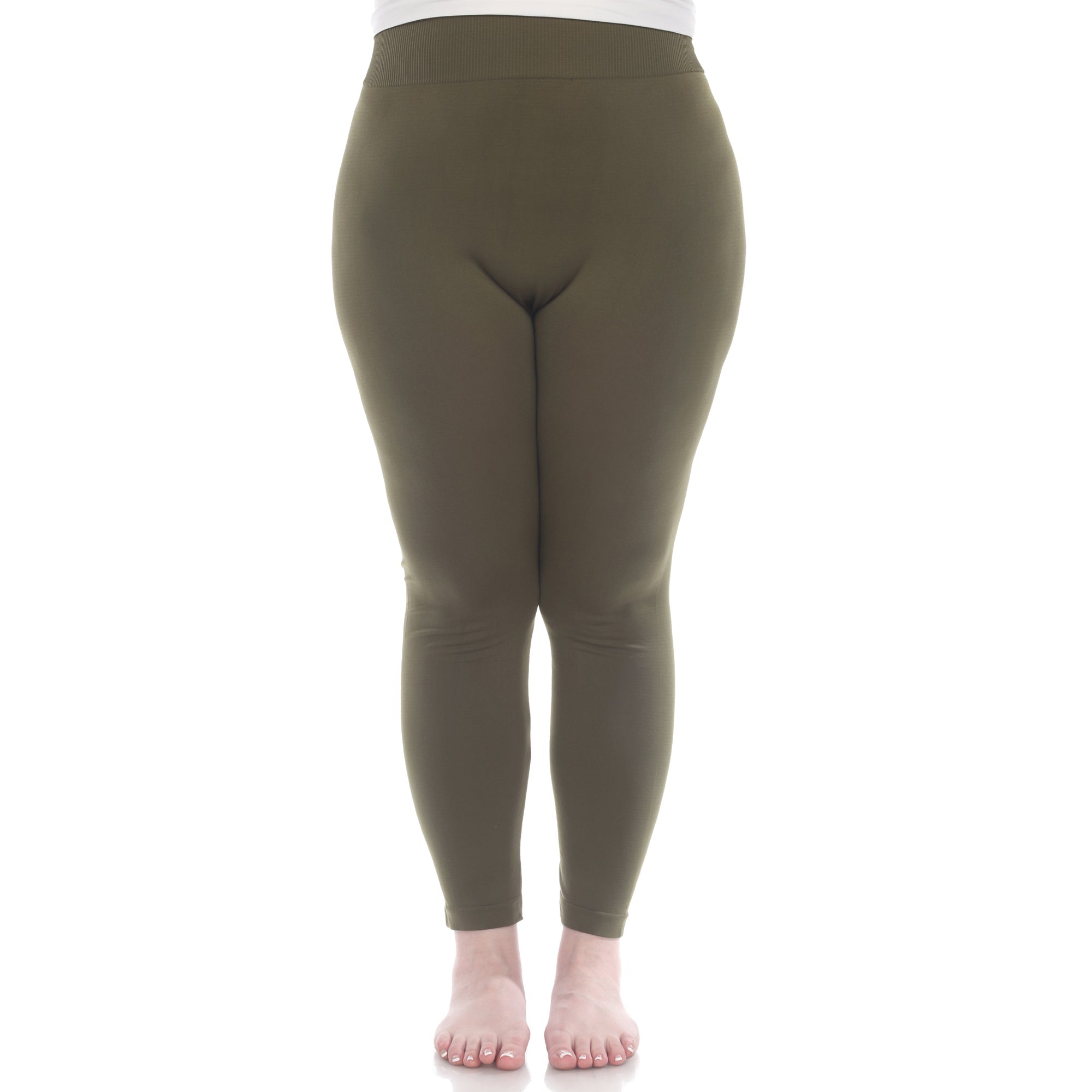 Women's Super-Stretch Solid Leggings - Plus - DressbarnLeggings
