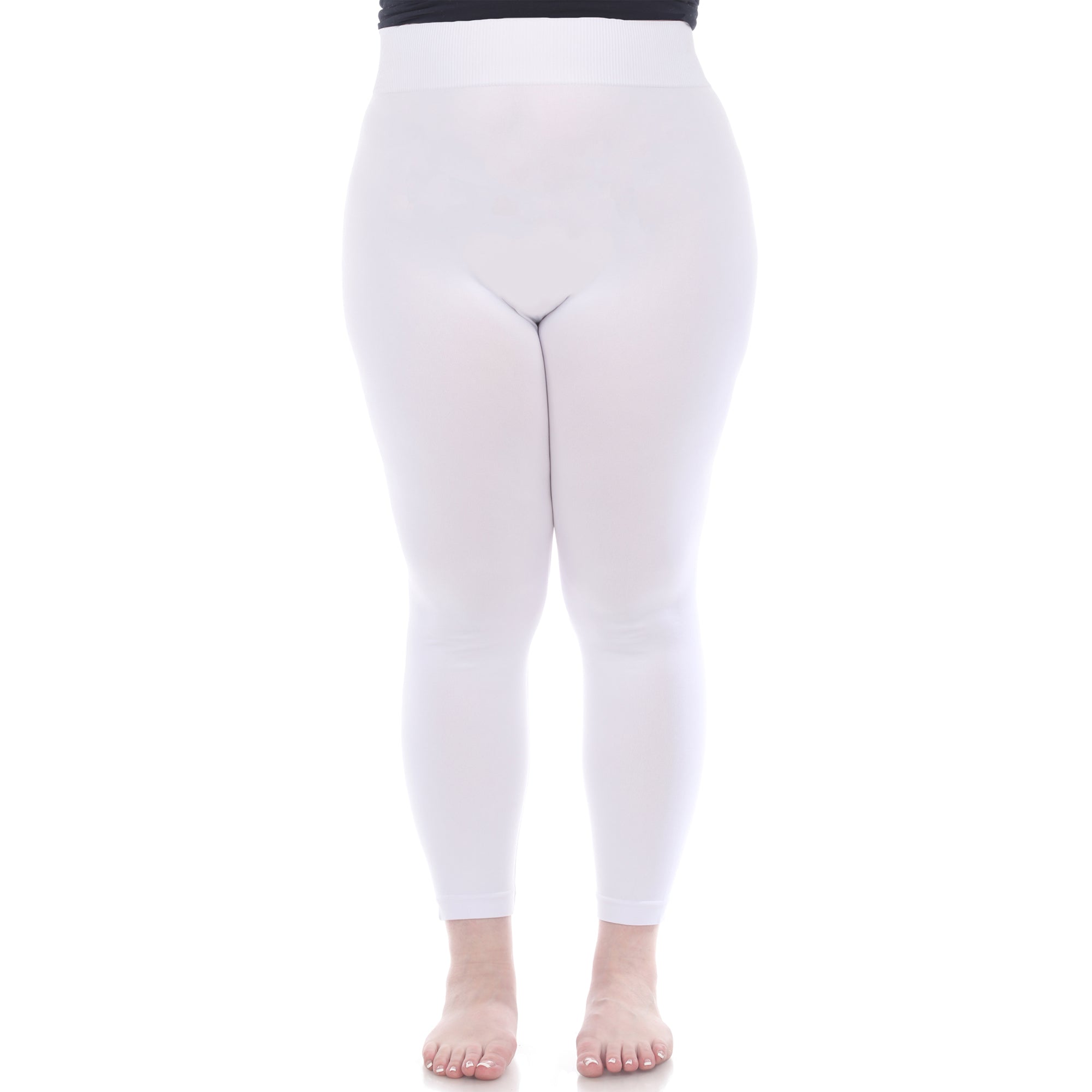 Women's Super-Stretch Solid Leggings - Plus - DressbarnLeggings