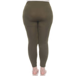 Women's Super-Stretch Solid Leggings - Plus - DressbarnLeggings