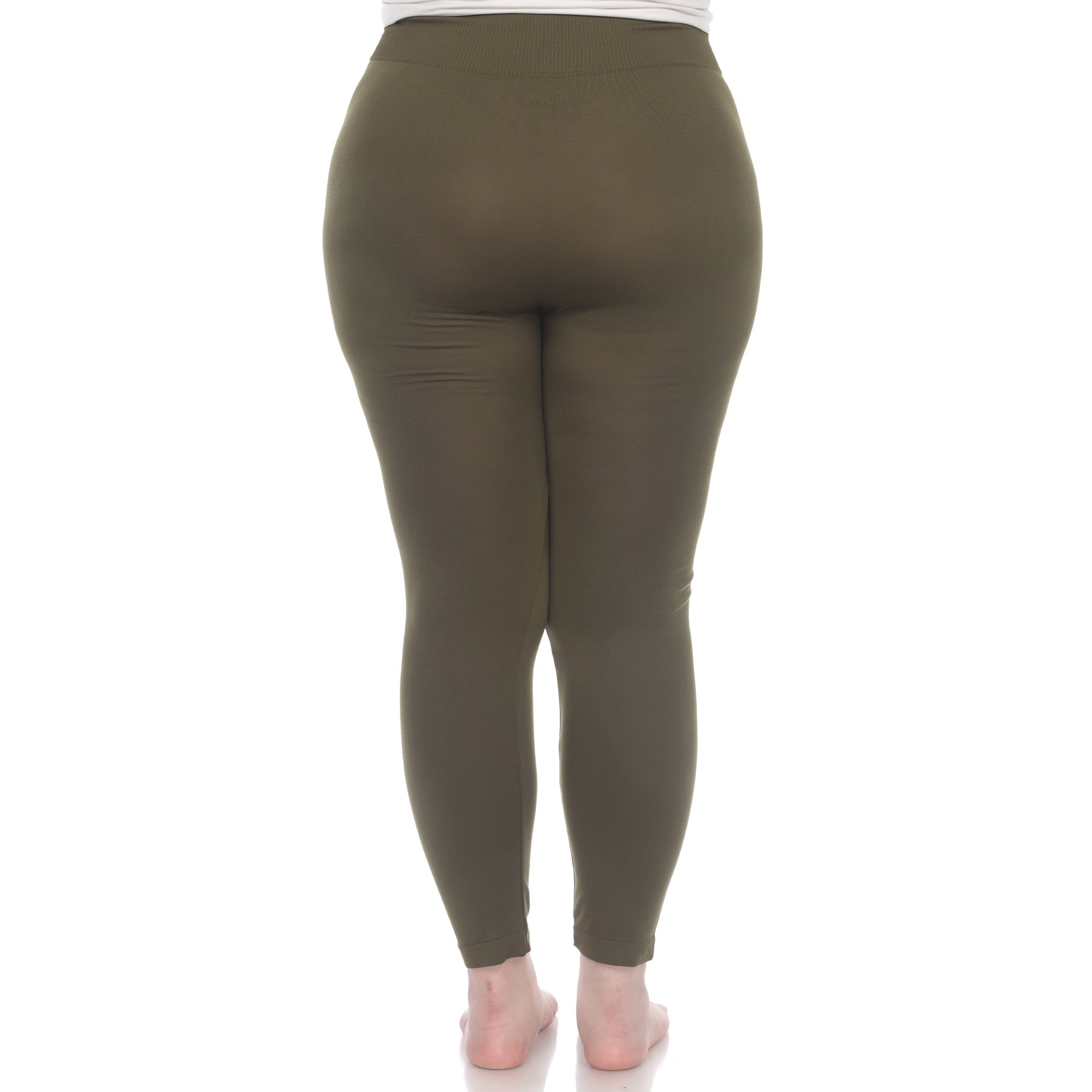 Women's Super-Stretch Solid Leggings - Plus - DressbarnLeggings