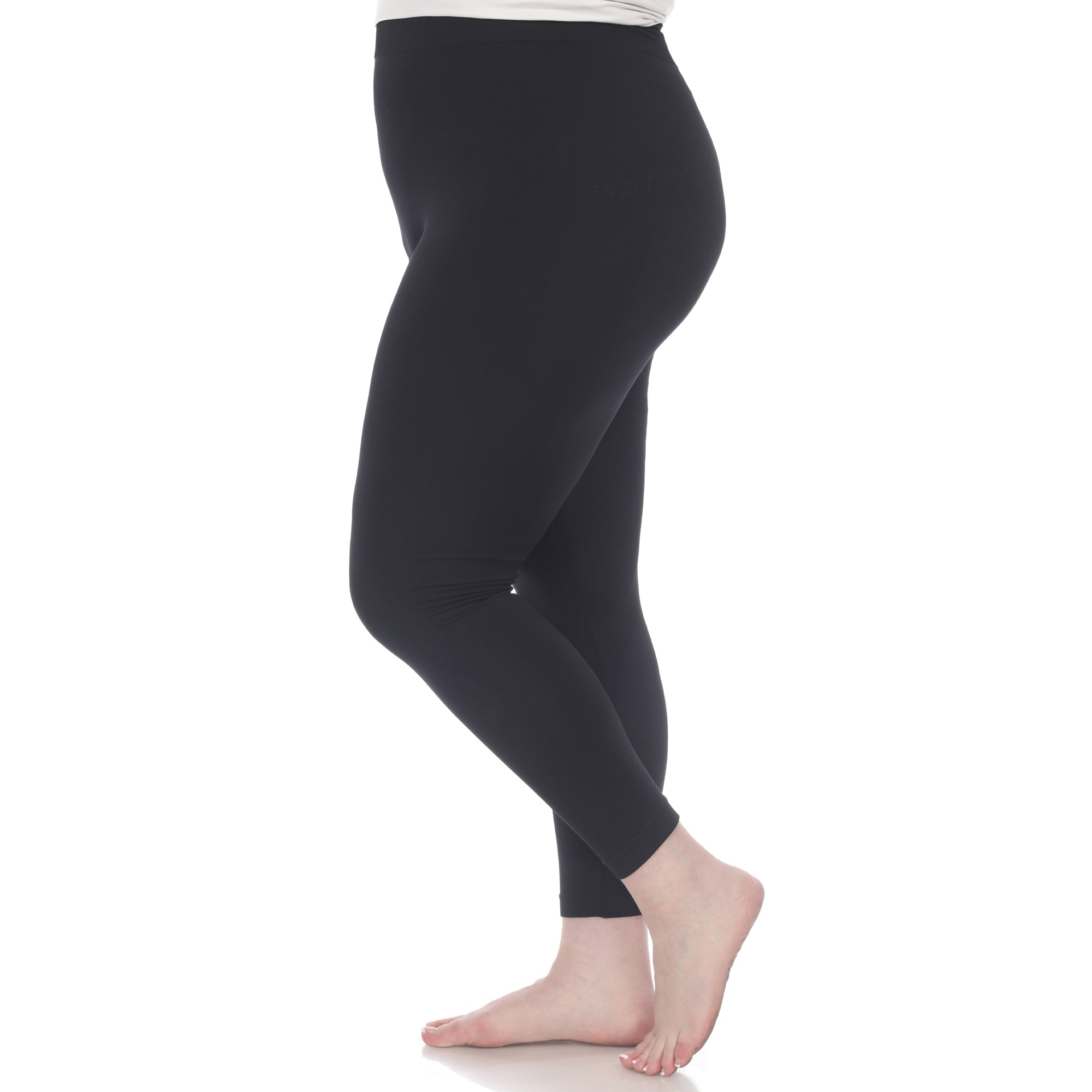 Women's Super-Stretch Solid Leggings - Plus - DressbarnLeggings