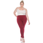 Women's Super-Stretch Solid Leggings - Plus - DressbarnLeggings