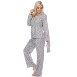 Women's Three-Piece Pajama Set - DressbarnLounge Sets