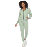Women's Two Piece Fleece Sweatsuit Set - DressbarnOutfit Sets