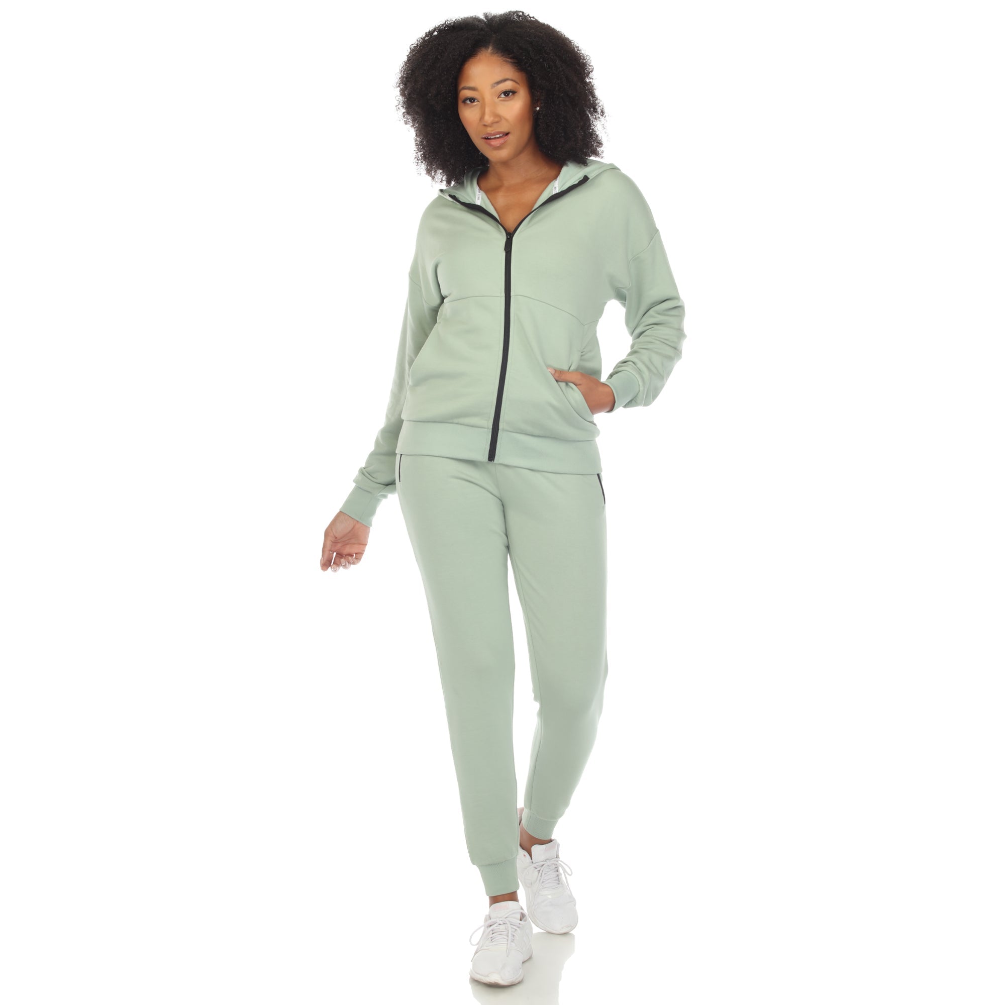 Women's Two Piece Fleece Sweatsuit Set - DressbarnOutfit Sets