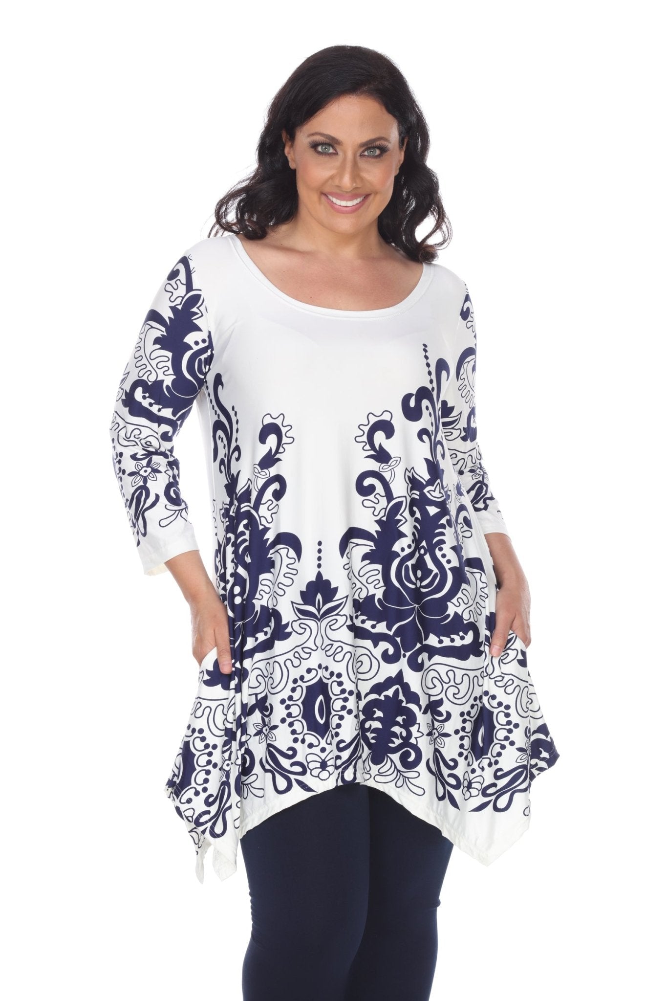 Yanette Tunic Top - Plus - DressbarnShirts & Blouses