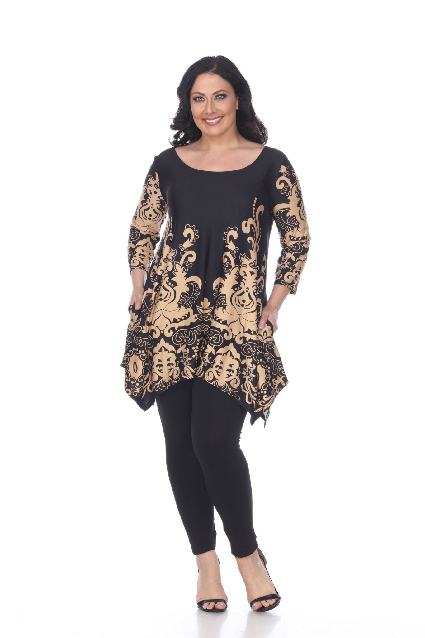 Yanette Tunic Top - Plus - DressbarnShirts & Blouses