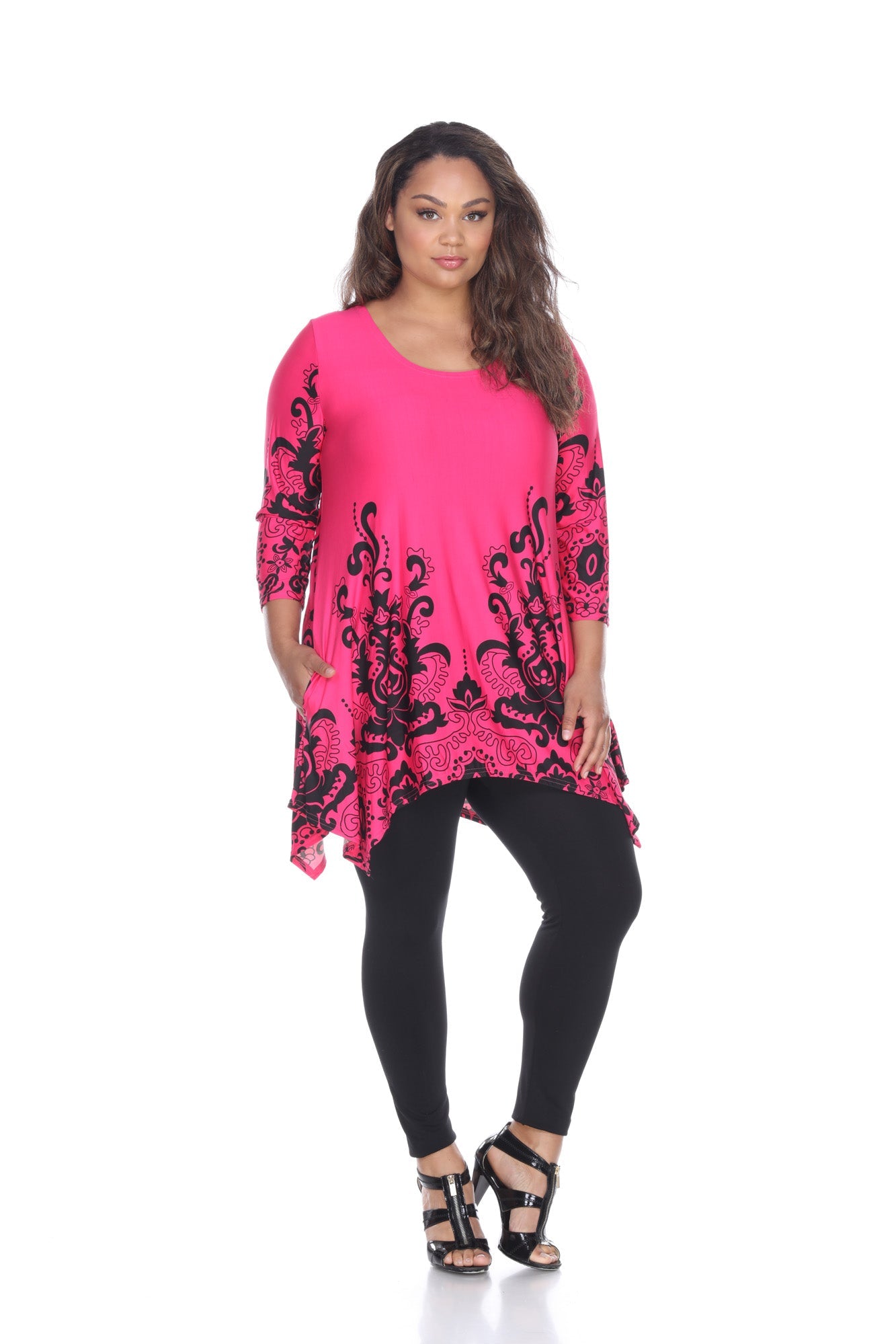 Yanette Tunic Top - Plus - DressbarnShirts & Blouses