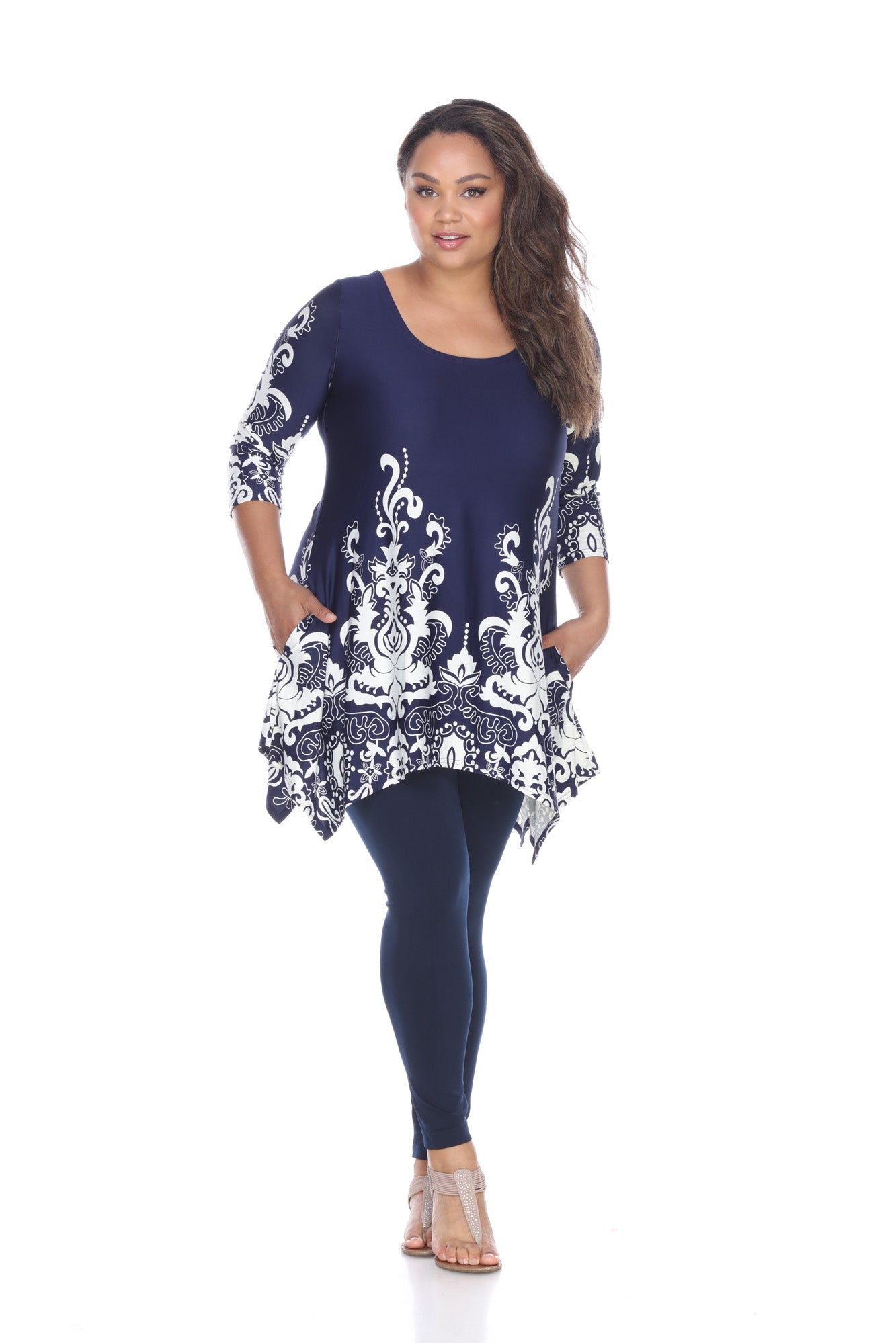 Yanette Tunic Top - Plus - DressbarnShirts & Blouses