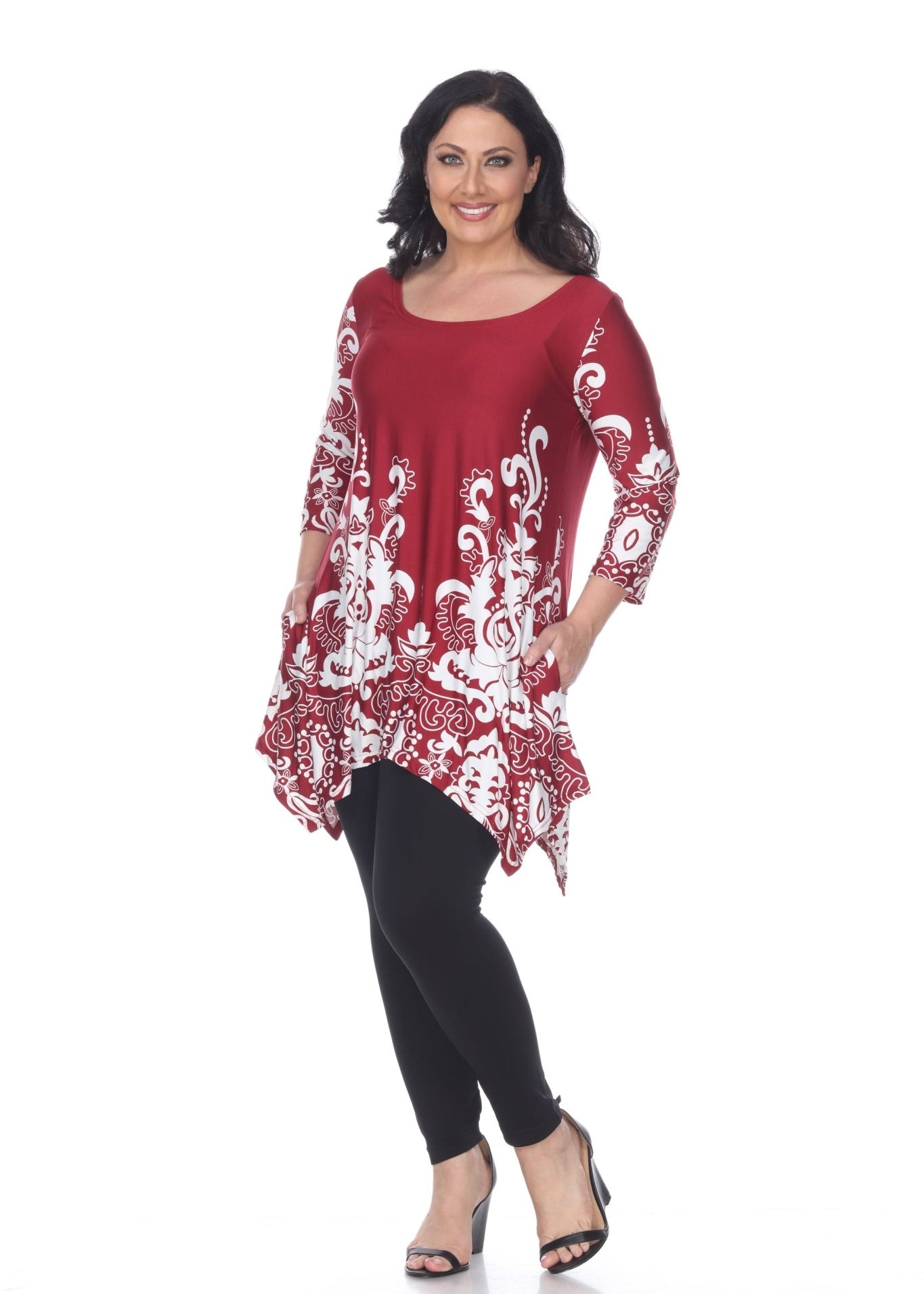 Yanette Tunic Top - Plus - DressbarnShirts & Blouses