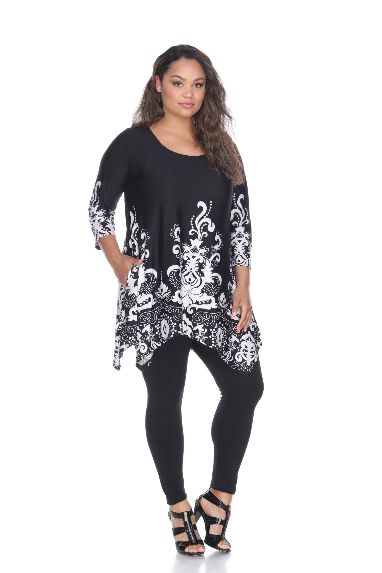 Yanette Tunic Top - Plus - DressbarnShirts & Blouses