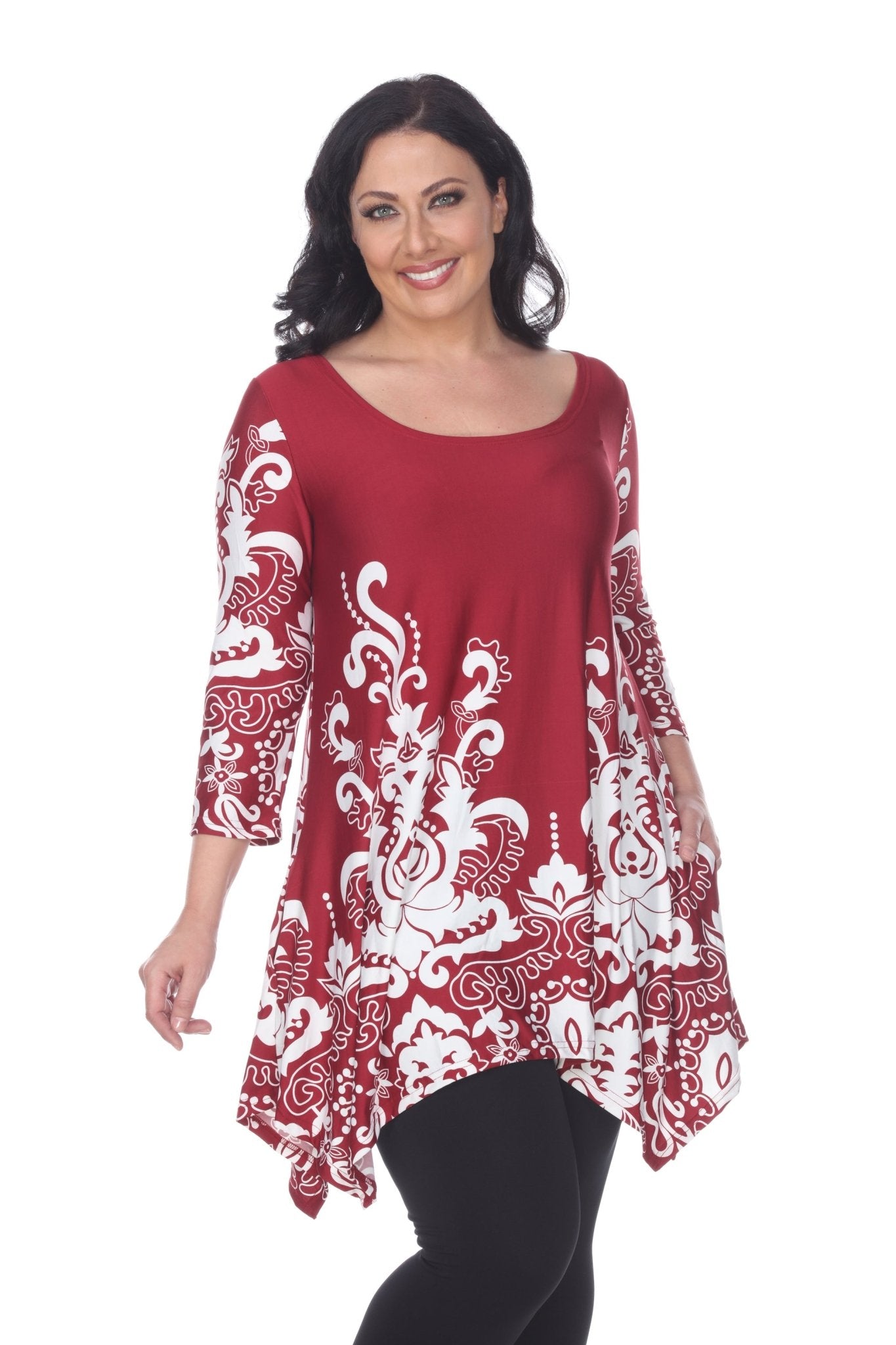 Yanette Tunic Top - Plus - DressbarnShirts & Blouses