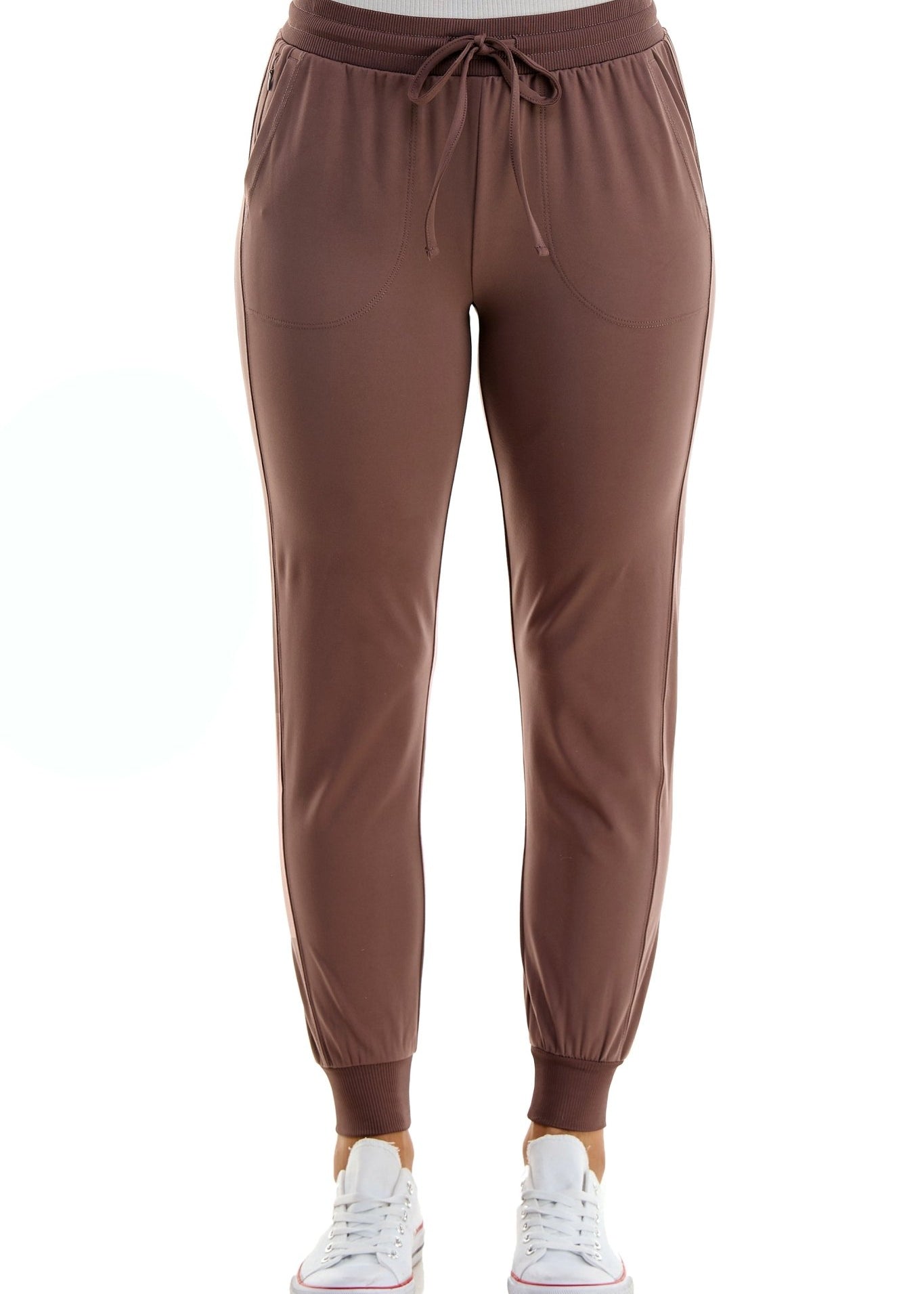 Zac & Rachel Women's Pull on Jogger Pant with Tie Front and Side Pockets - Plus - DressbarnPants