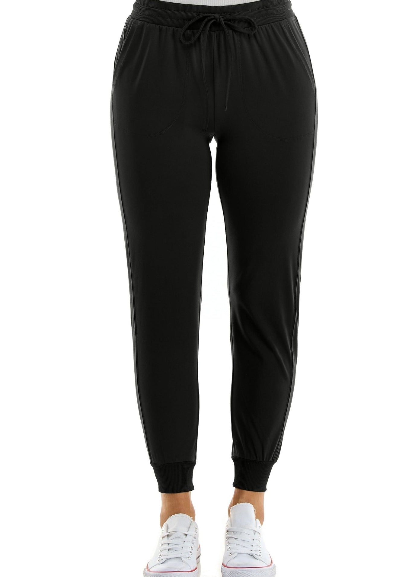 Zac & Rachel Women's Pull on Jogger Pant with Tie Front and Side Pockets - Plus - DressbarnPants