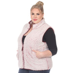 Zip up sherpa vest - Plus - DressbarnVests