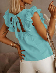 Orchid Ruffle Top - Plus